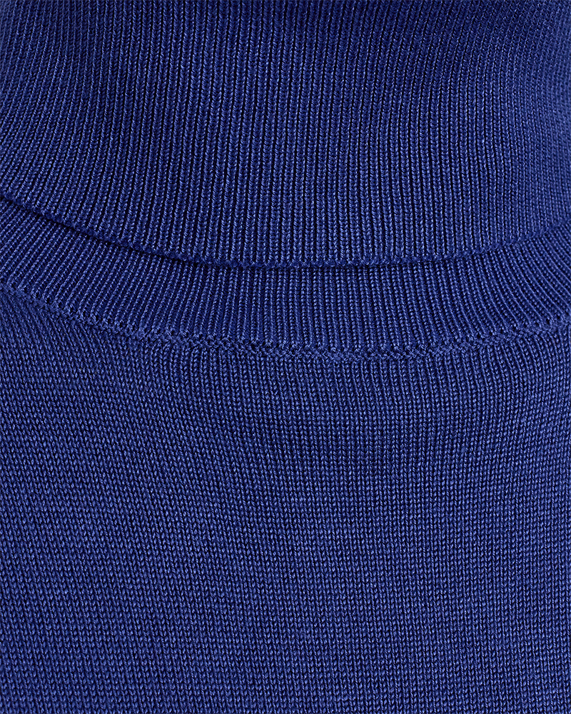 FQKATIE - ROLLKRAGENPULLOVER - BLAU