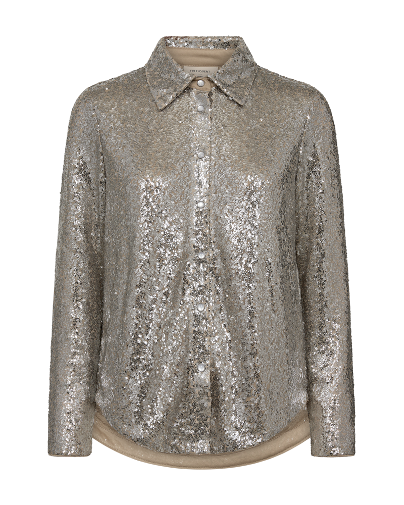FQBASAL - HEMD - BEIGE UND GRAU