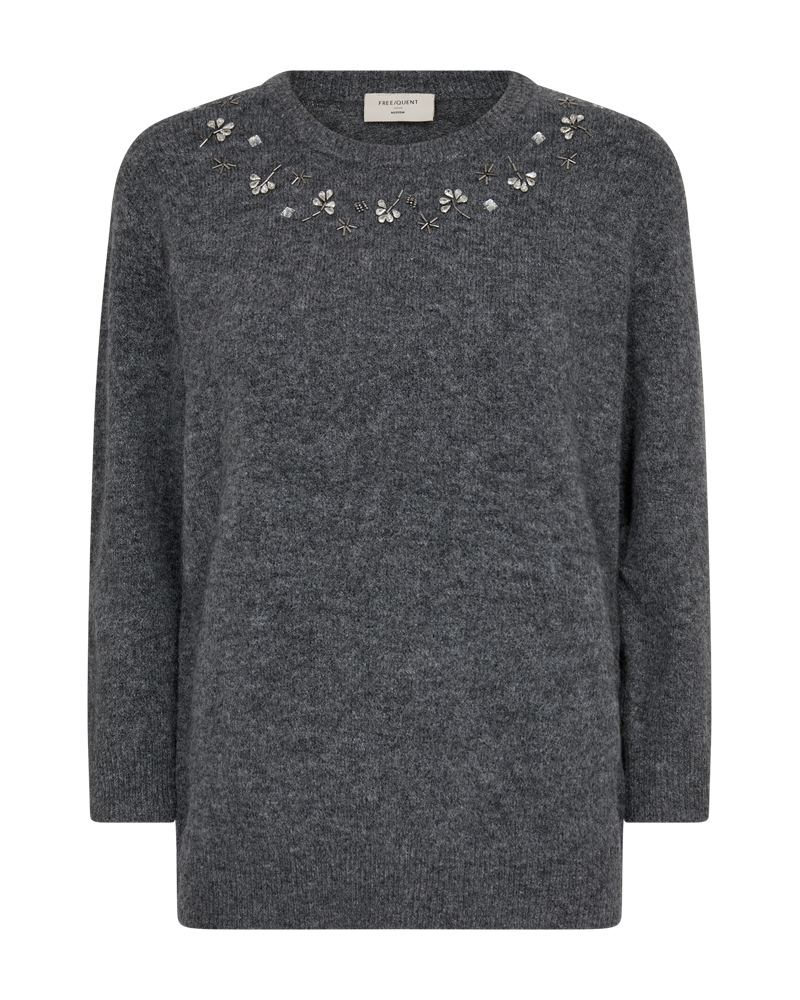 FQDICKSY - PULLOVER - GRAU