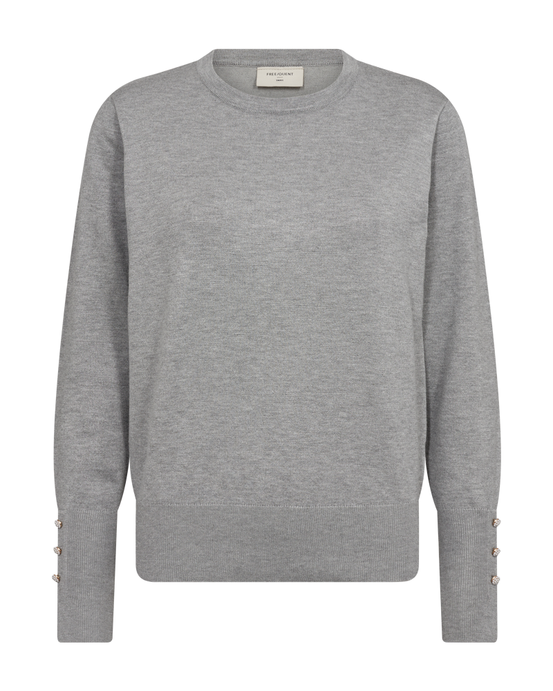 FQKATIE - PULLOVER - GRAU