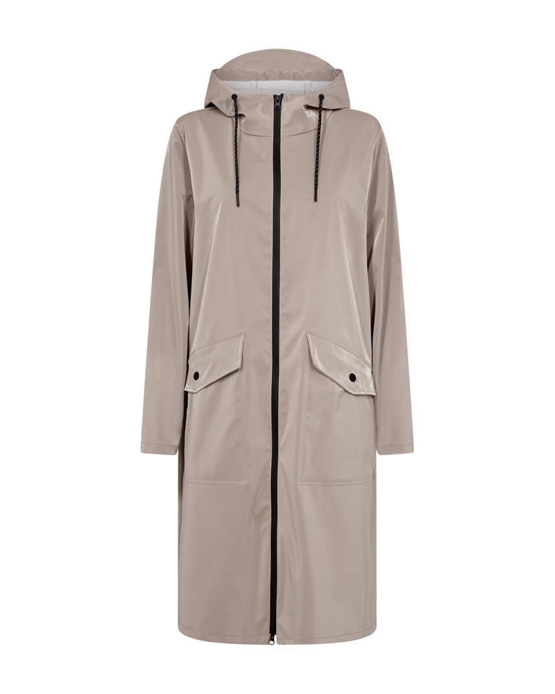 FQNOVEL - WASSERABWEISENDE REGENJACKE - BEIGE