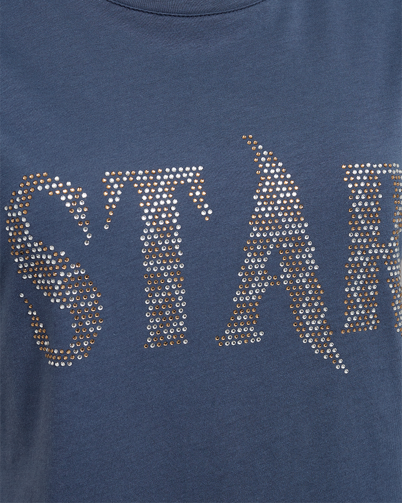 FQSTAR - T-SHIRT - BLAU