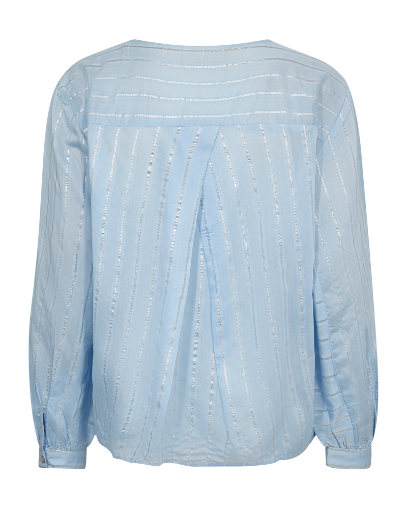 FQSIMI - bluse - GRAU UND BLAU