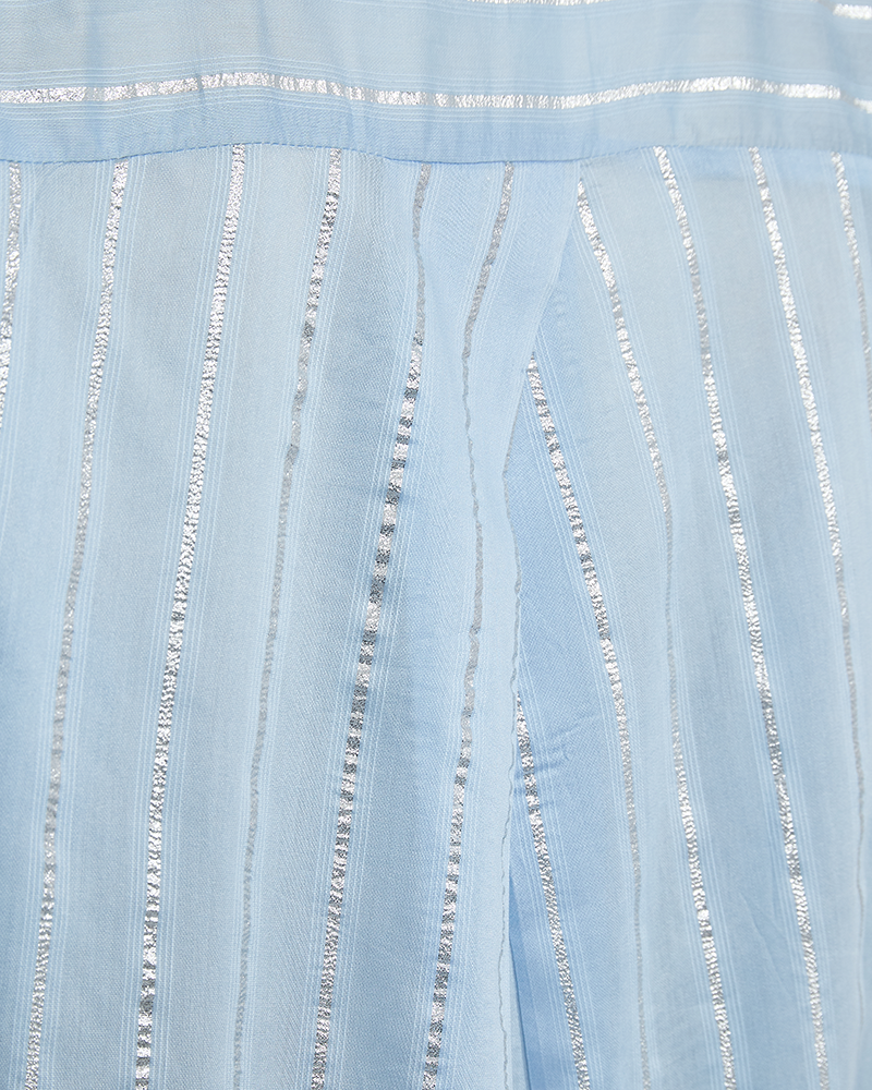 FQSIMI - bluse - GRAU UND BLAU