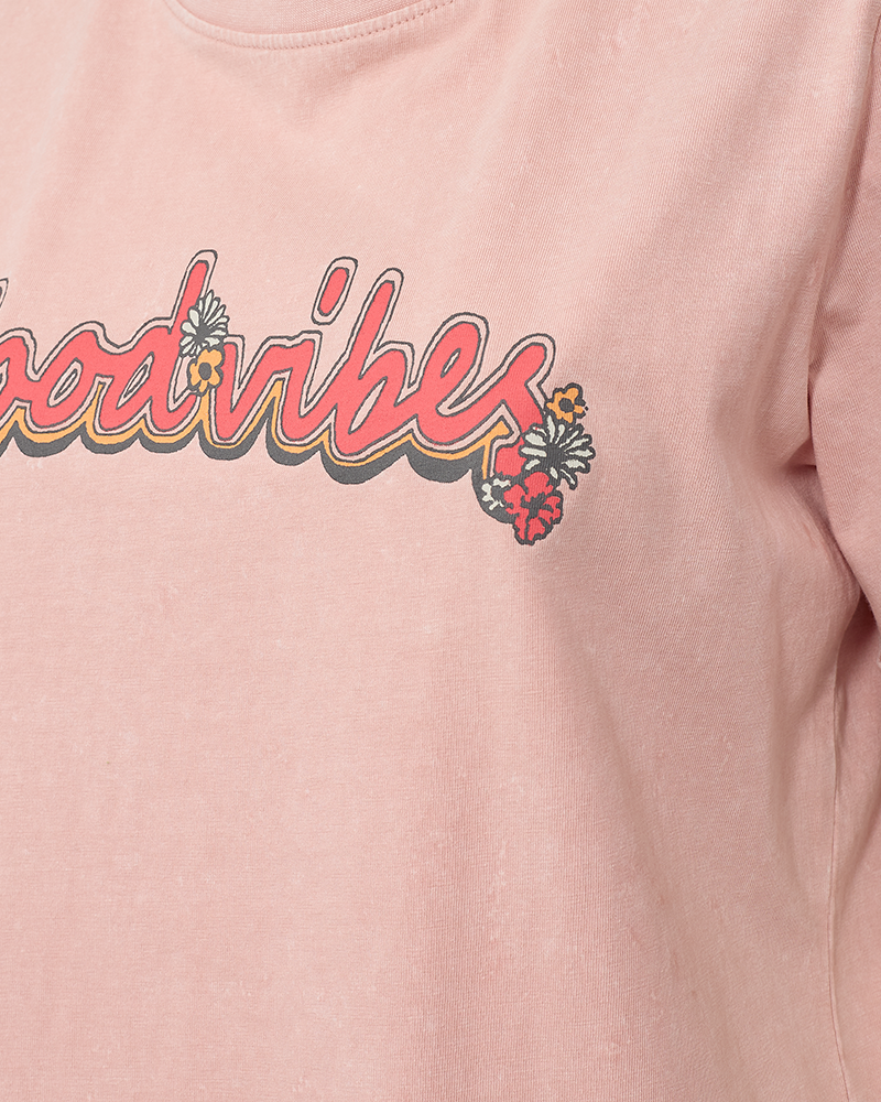 FQFEDI - T-SHIRT - ROSA UND ROT