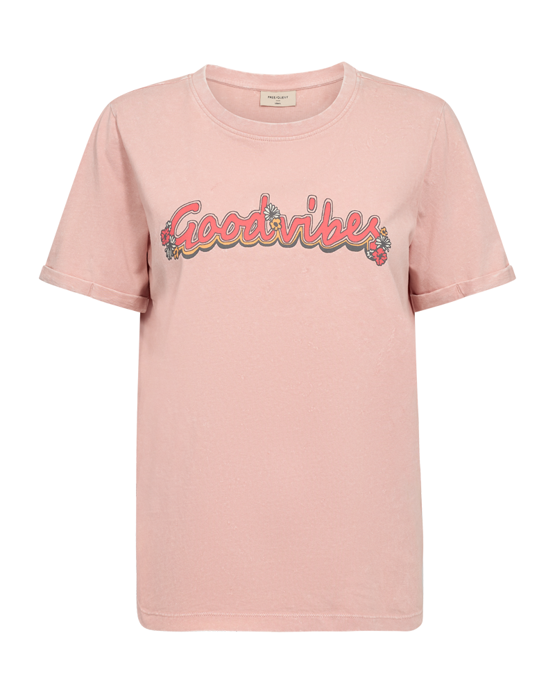 FQFEDI - T-SHIRT - ROSA UND ROT