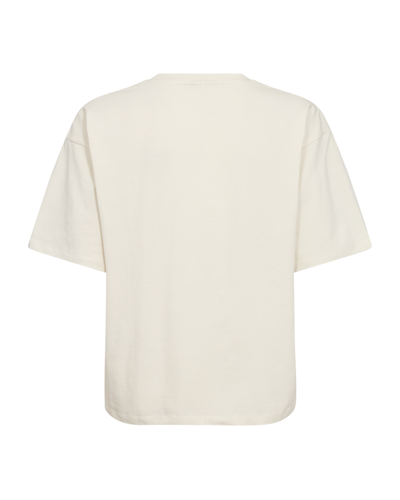 FQFENJAL - T-SHIRT MIT PRINT - WEISS UND BLAU
