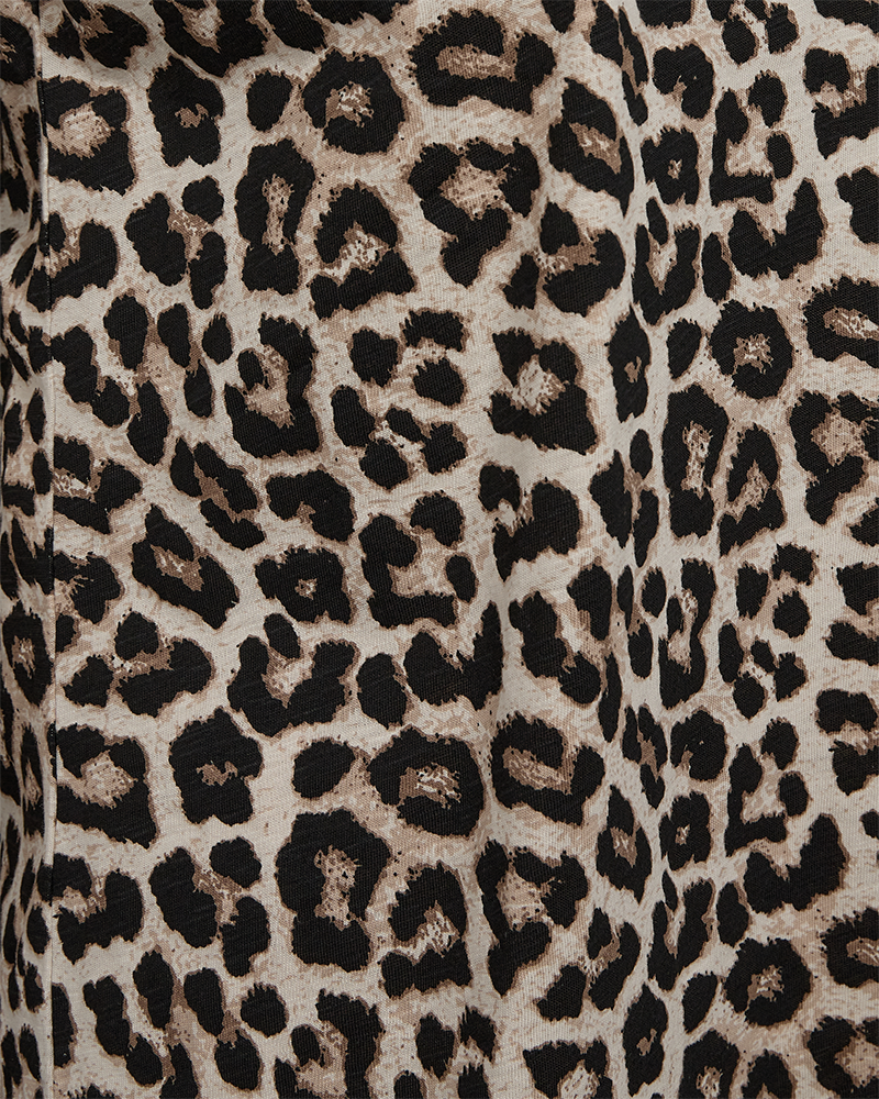 FQVIVA - T-SHIRT MIT LEOPARDENPRINT - BEIGE