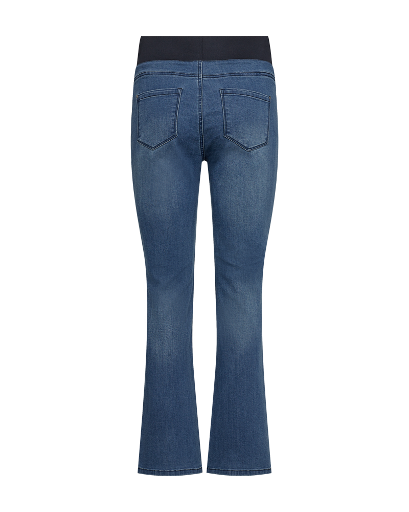 FQSHANTAL - DENIM-HOSE - BLAU