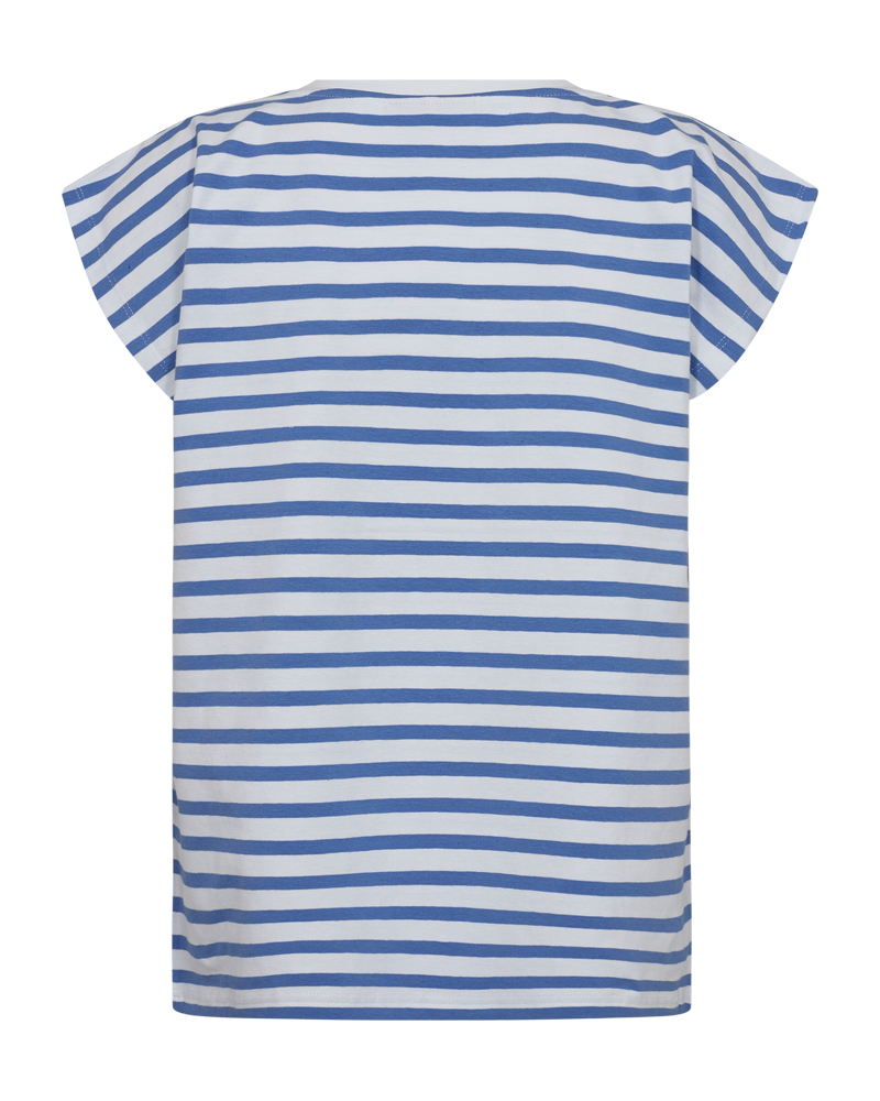 FQFENJAL - T-SHIRT - WEISS UND BLAU