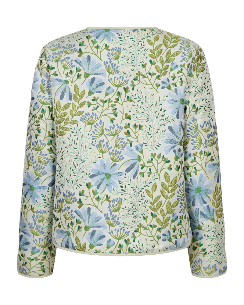 FQFLOWA - FLORALE JACKEN - BLAU