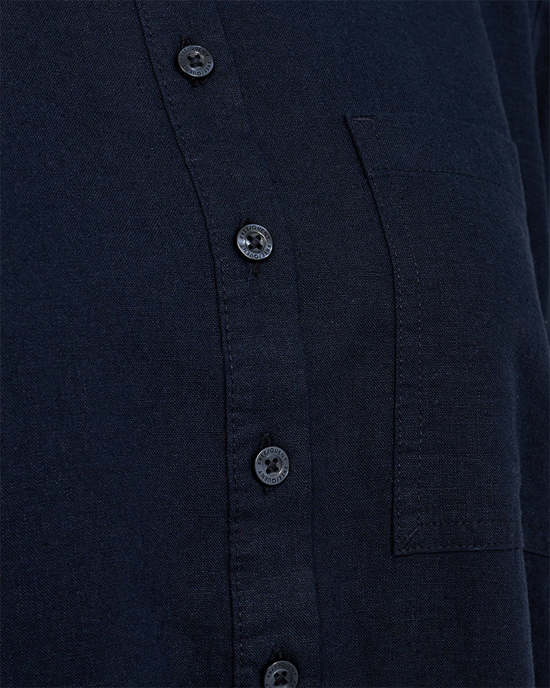 FQLALUNA - LEINENKLEID - BLAU