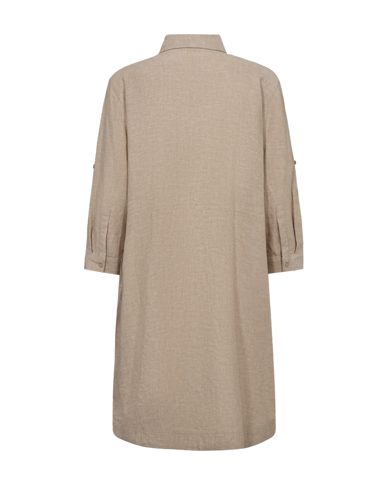 FQLALUNA - LEINENKLEID - BEIGE