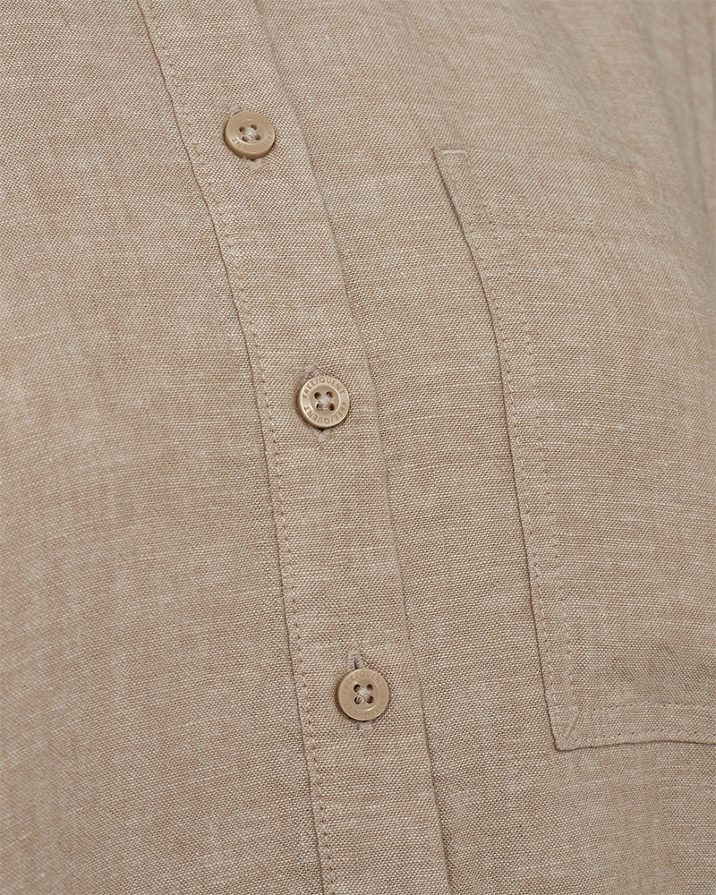 FQLALUNA - LEINENKLEID - BEIGE