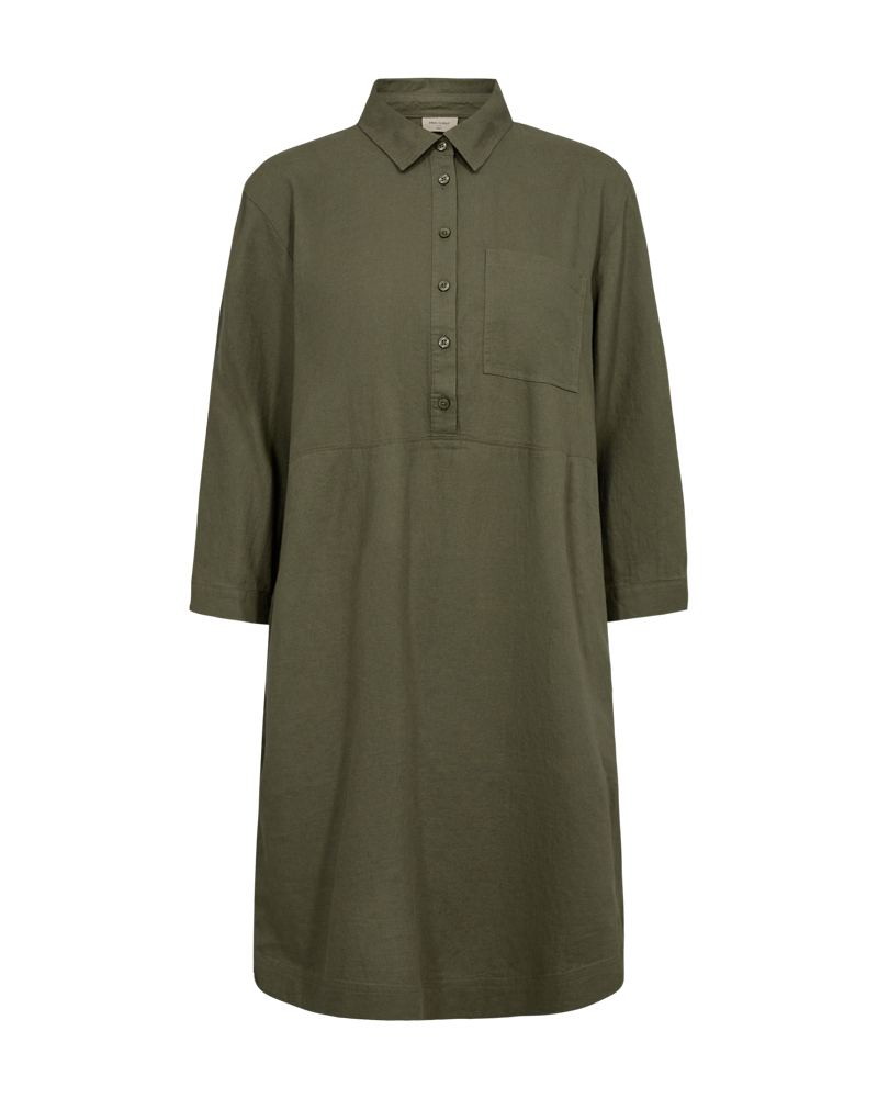 FQLALUNA - LEINENKLEID - GRUN