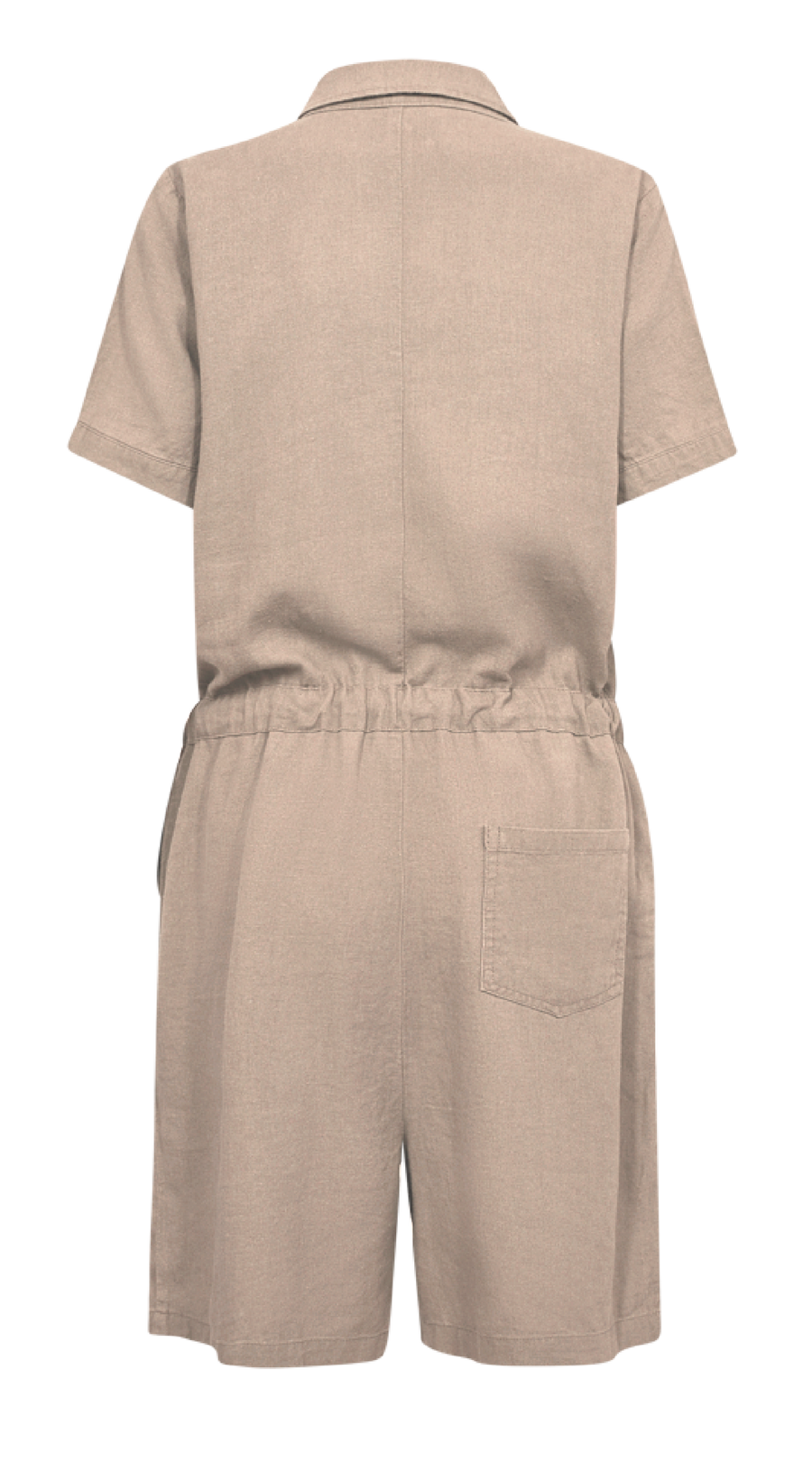 FQLAVA - LEINENJUMPSUIT - BEIGE