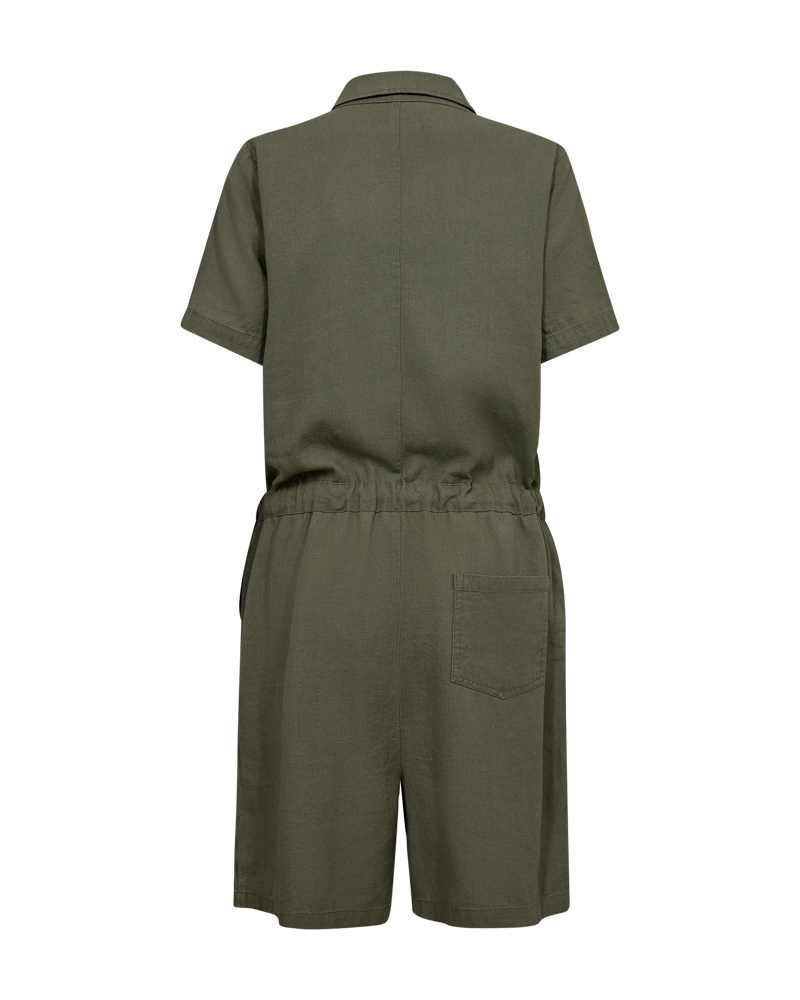 FQLAVA - LEINENJUMPSUIT - GRUN