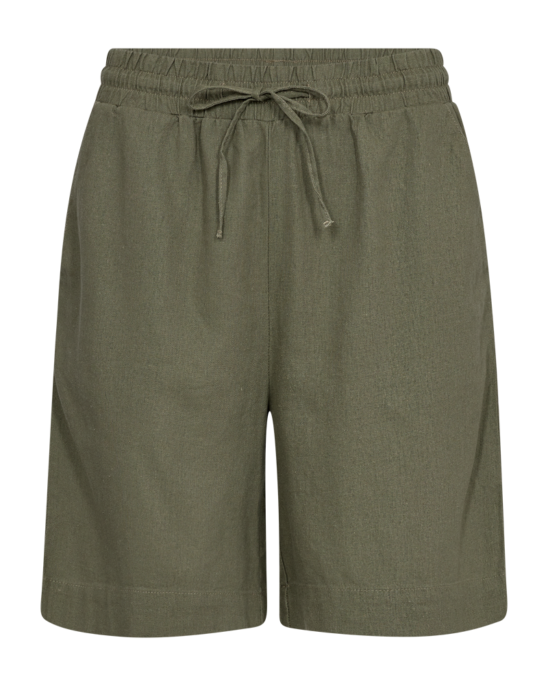FQLAVA - LEINENSHORTS - GRUN