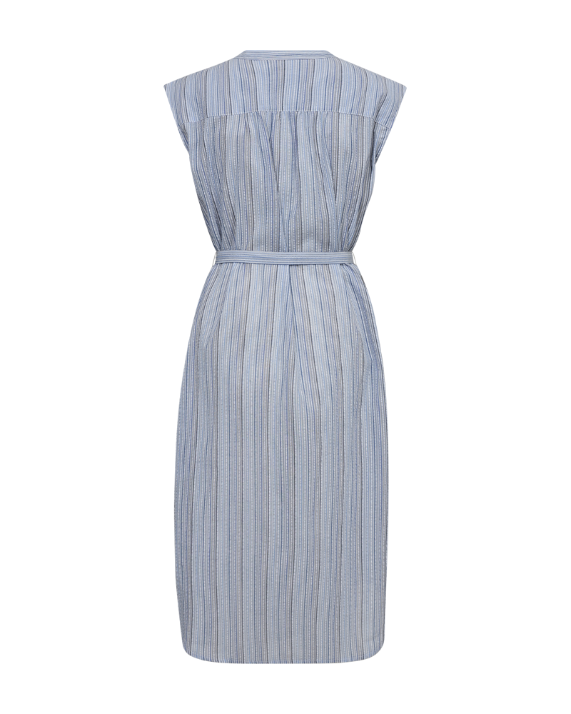 FQSUCRE - KLEID - WEISS UND BLAU