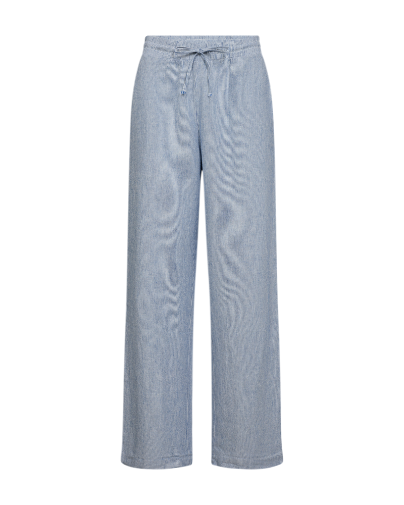 FQLAVA - HOSE MIT STREIFENMUSTER - WEISS UND BLAU