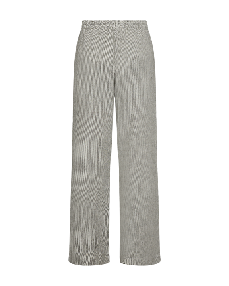FQLAVA - HOSE MIT STREIFENMUSTER - GRUN UND WEISS