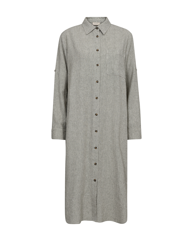 FQLAVA - KLEID - GRUN UND WEISS