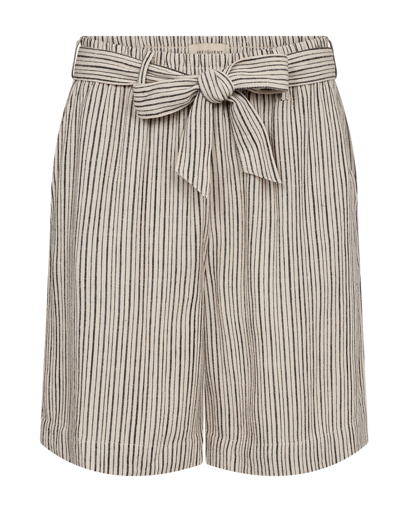 FQLAVARA - LEINENSHORTS - BEIGE
