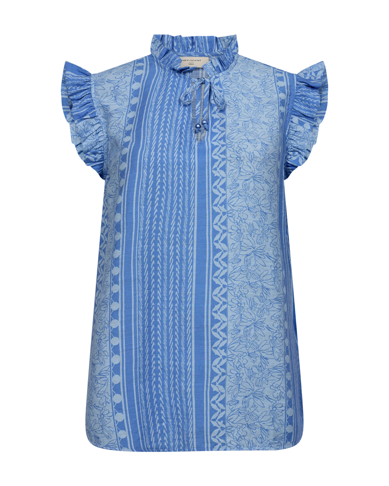 FQBLASE - BLUSE - BLAU