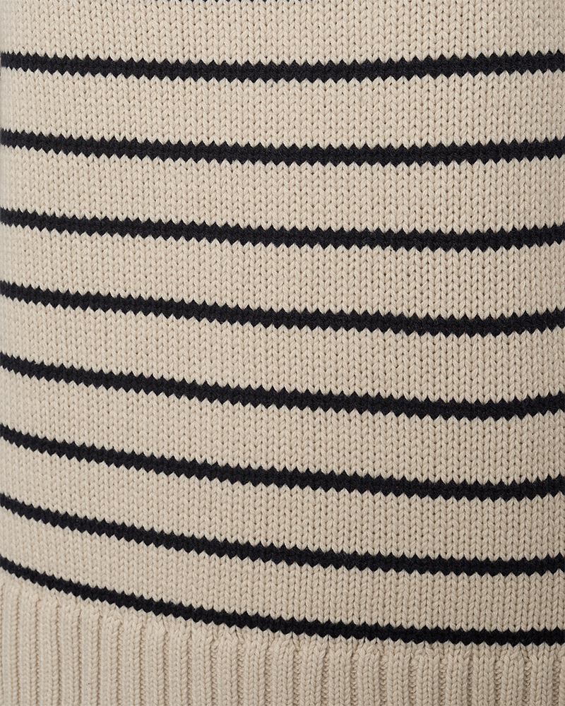 FQCOTLA - STRICK - BEIGE UND BLAU