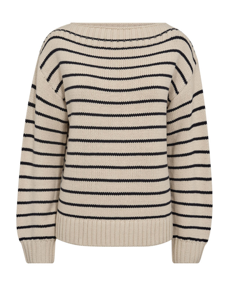 FQCOTLA - STRICK - BEIGE UND BLAU