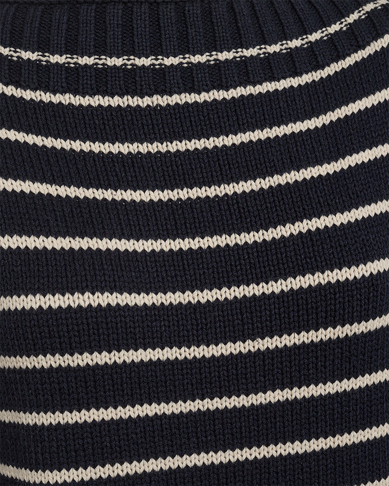 FQCOTLA - STRICK - BEIGE UND BLAU