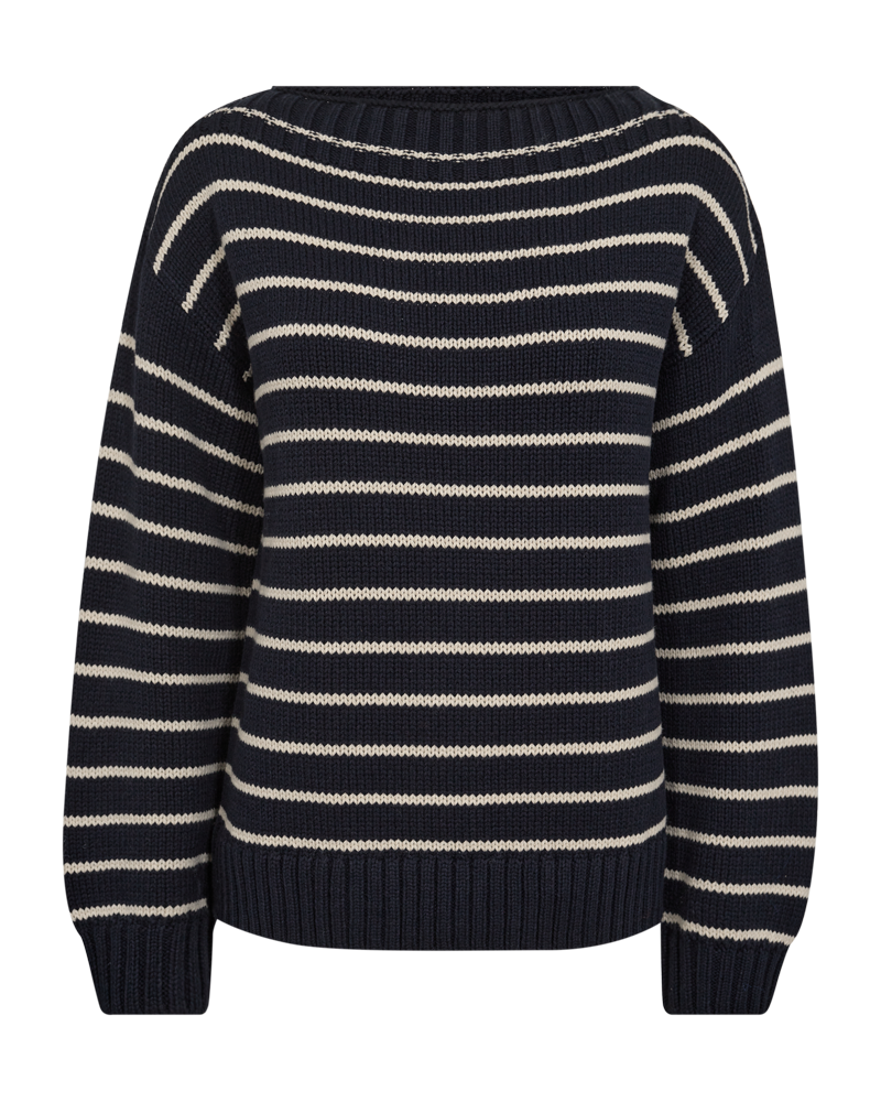 FQCOTLA - STRICK - BEIGE UND BLAU
