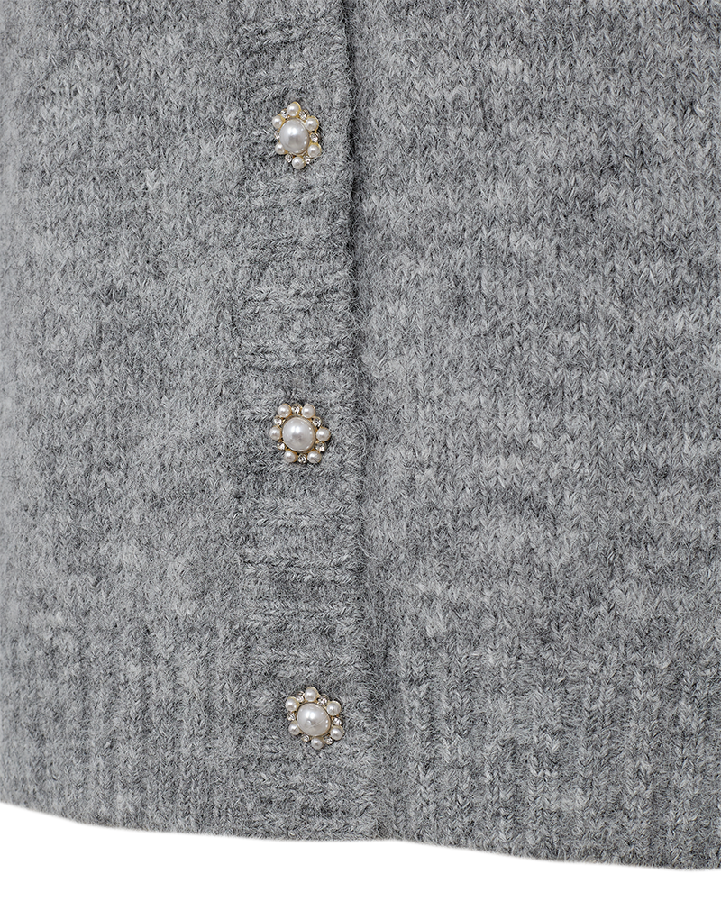 FQLOUISA - CARDIGAN - GRAU