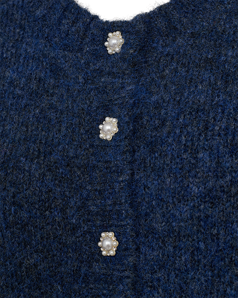 FQLOUISA - CARDIGAN - BLAU
