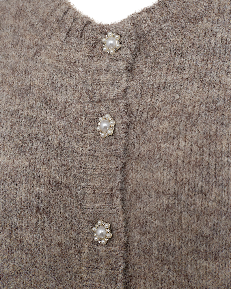 FQLOUISA - CARDIGAN - BRAUN