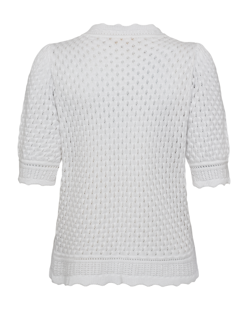 FQGINA - FEINSTRICK-PULLOVER - WEISS