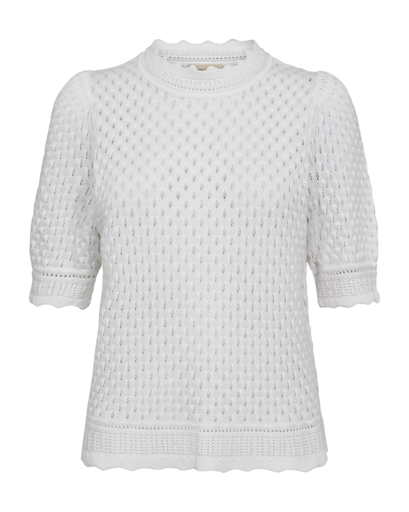 FQGINA - FEINSTRICK-PULLOVER - WEISS