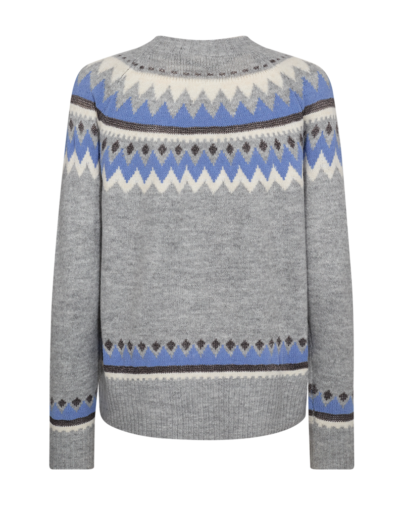 FQMAYFAIR - PULLOVER - GRAU UND BLAU