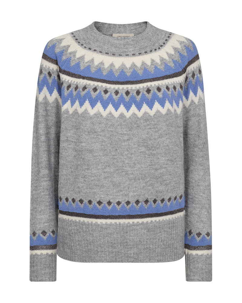 FQMAYFAIR - PULLOVER - GRAU UND BLAU