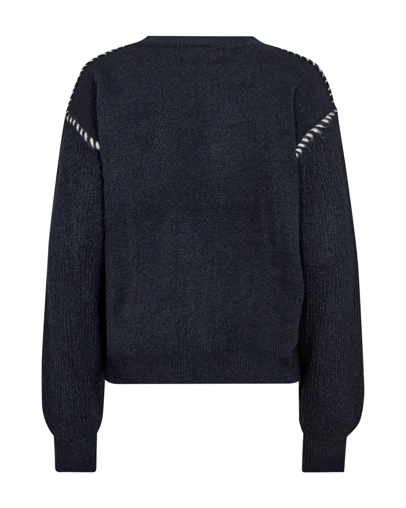 FQKINLOCK – PULLOVER - BLAU UND BEIGE