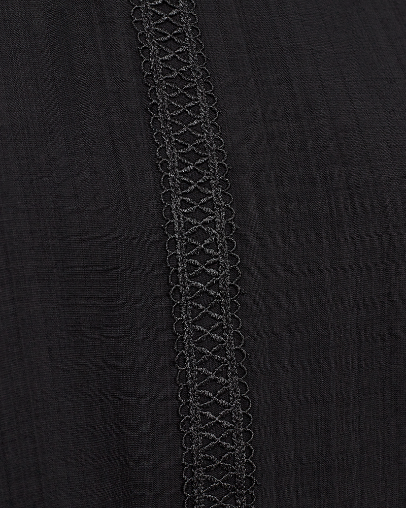 FQWEN - BLUSE - SCHWARZ