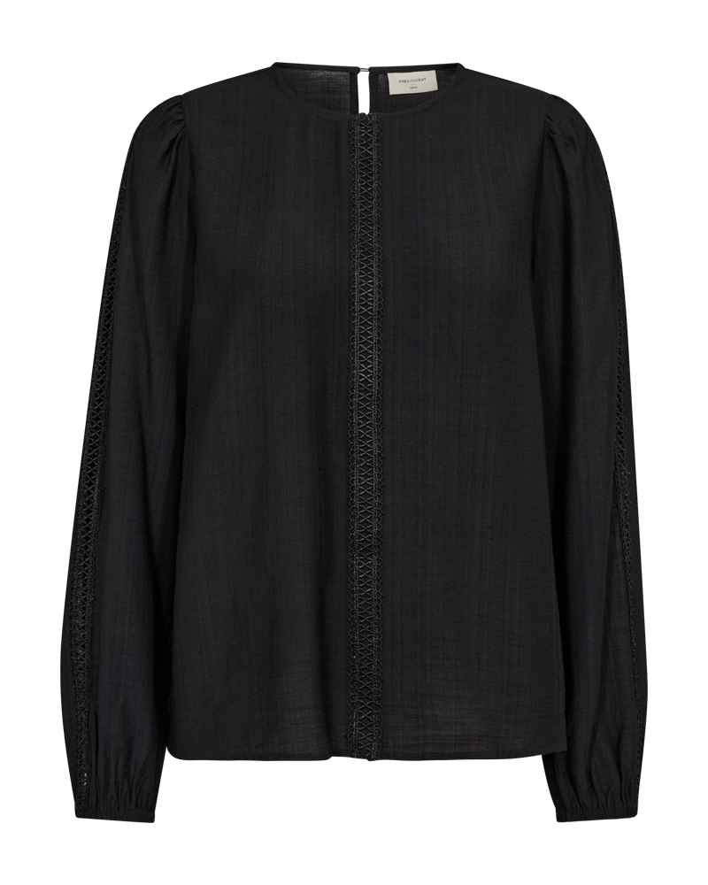 FQWEN - BLUSE - SCHWARZ