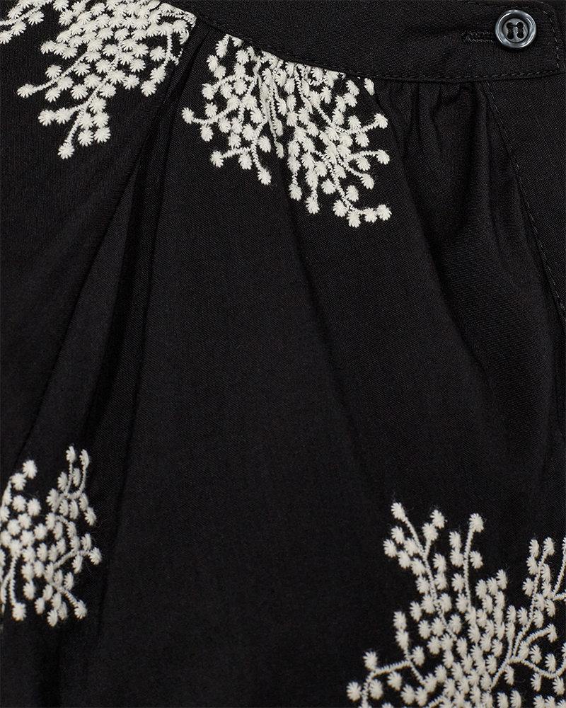 FQDARLA - BLUSE - SCHWARZ UND WEISS