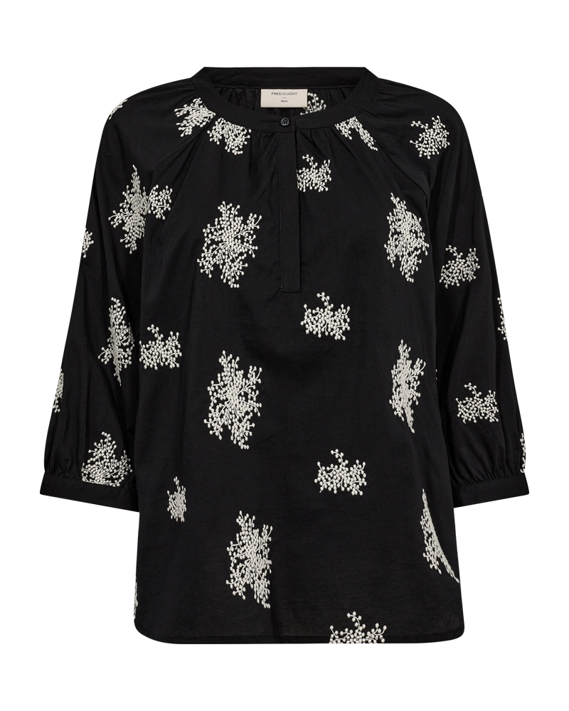 FQDARLA - BLUSE - SCHWARZ UND WEISS