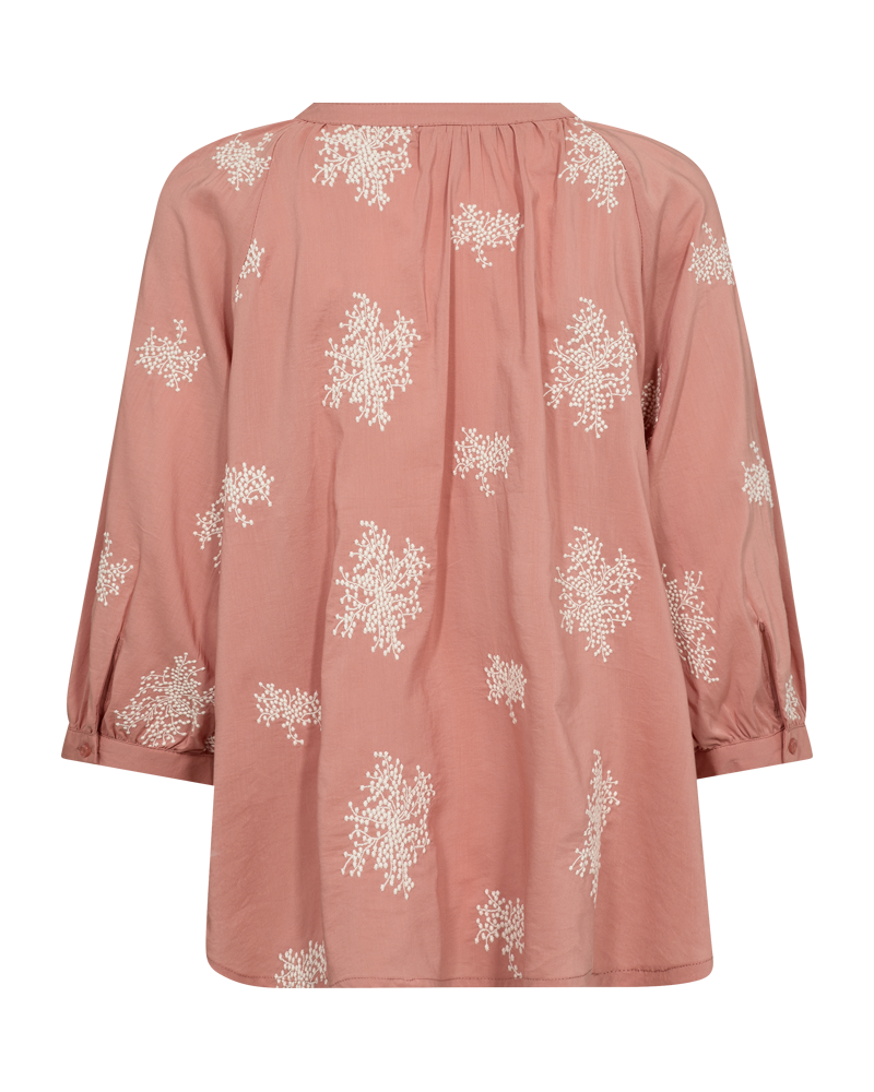 FQDARLA - BLUSE - ROSE UND WEISS