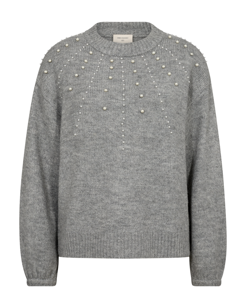 FQPEARL - PULLOVER - GRAU