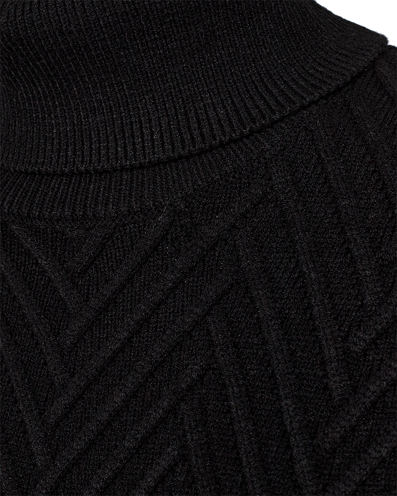 FQSATURN - KLEID - SCHWARZ