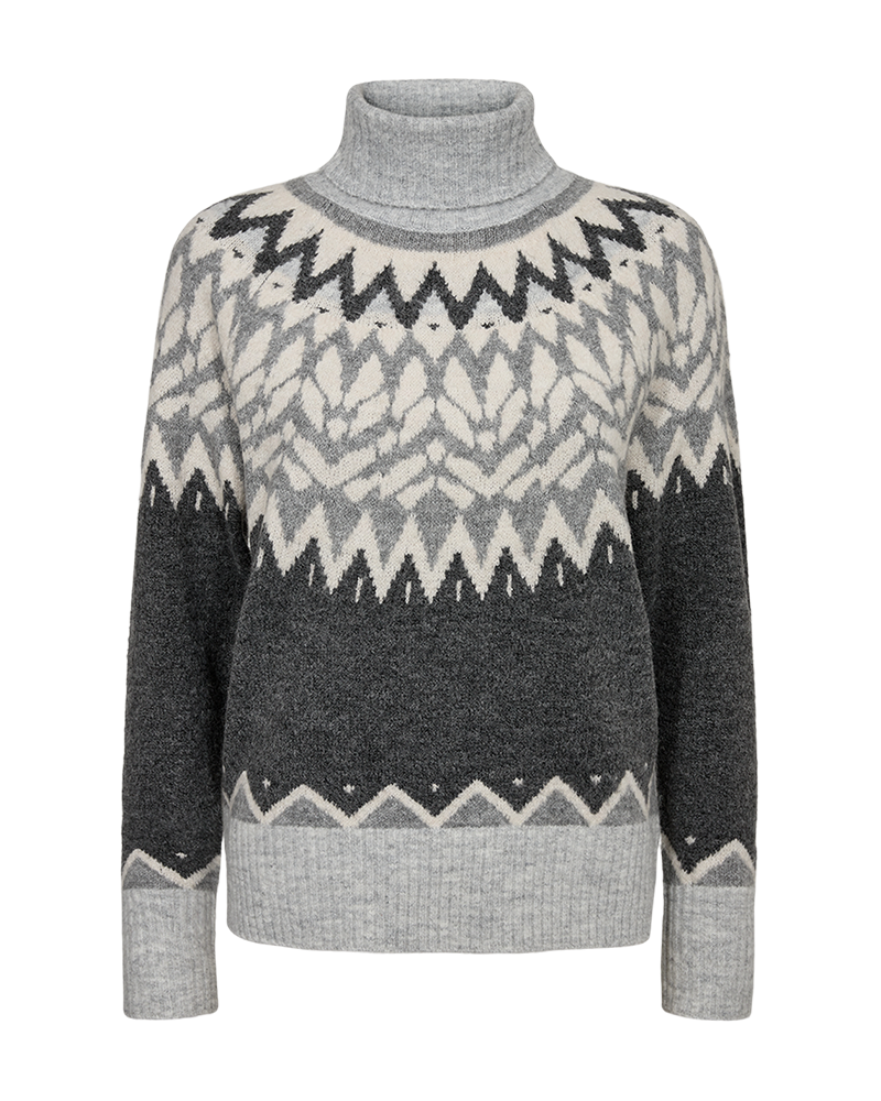 FQMERLA - PULLOVER - GRAU