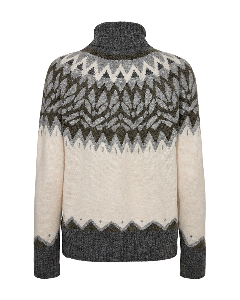 FQMERLA - PULLOVER - GRAU UND BEIGE