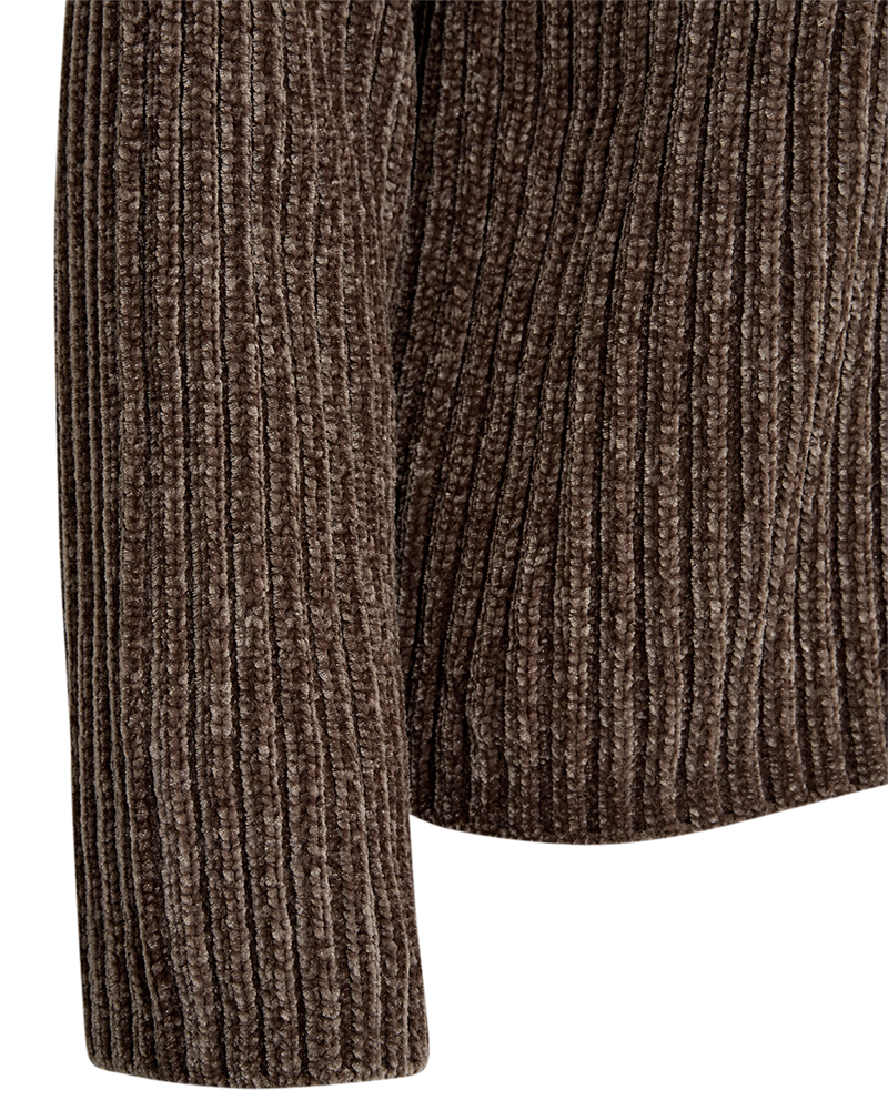 FQTHRILL - PULLOVER - BRAUN